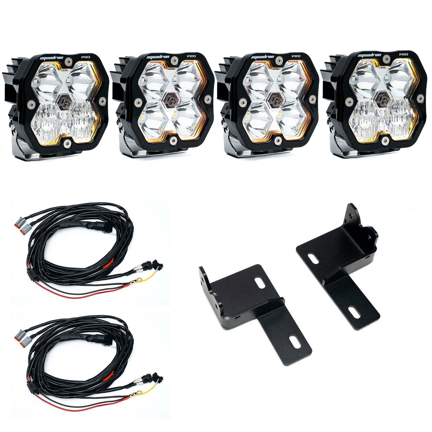 Baja Designs - 44-0012 Squadron 2.0 Pro Behind-the-Grille Light Kit