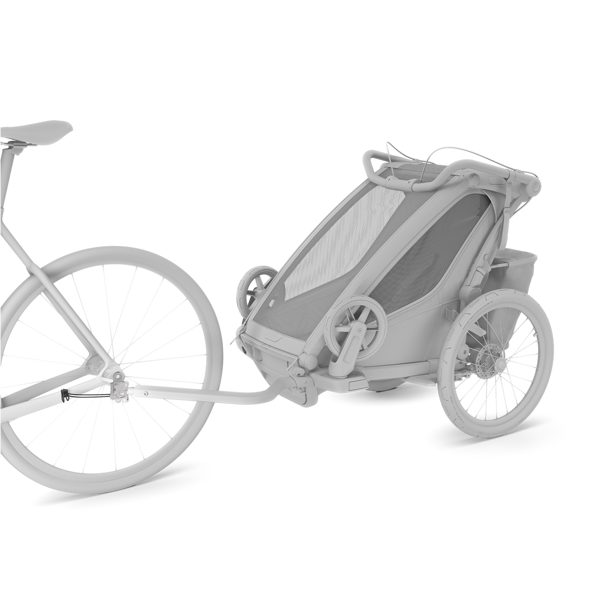 Thule - axle mount ezHitch™ plate with quick release skewer - 20201525