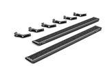 N-FAB - Growler Step System Cab Length; Textured Black; 7 In. Board - GFD10MC-TX