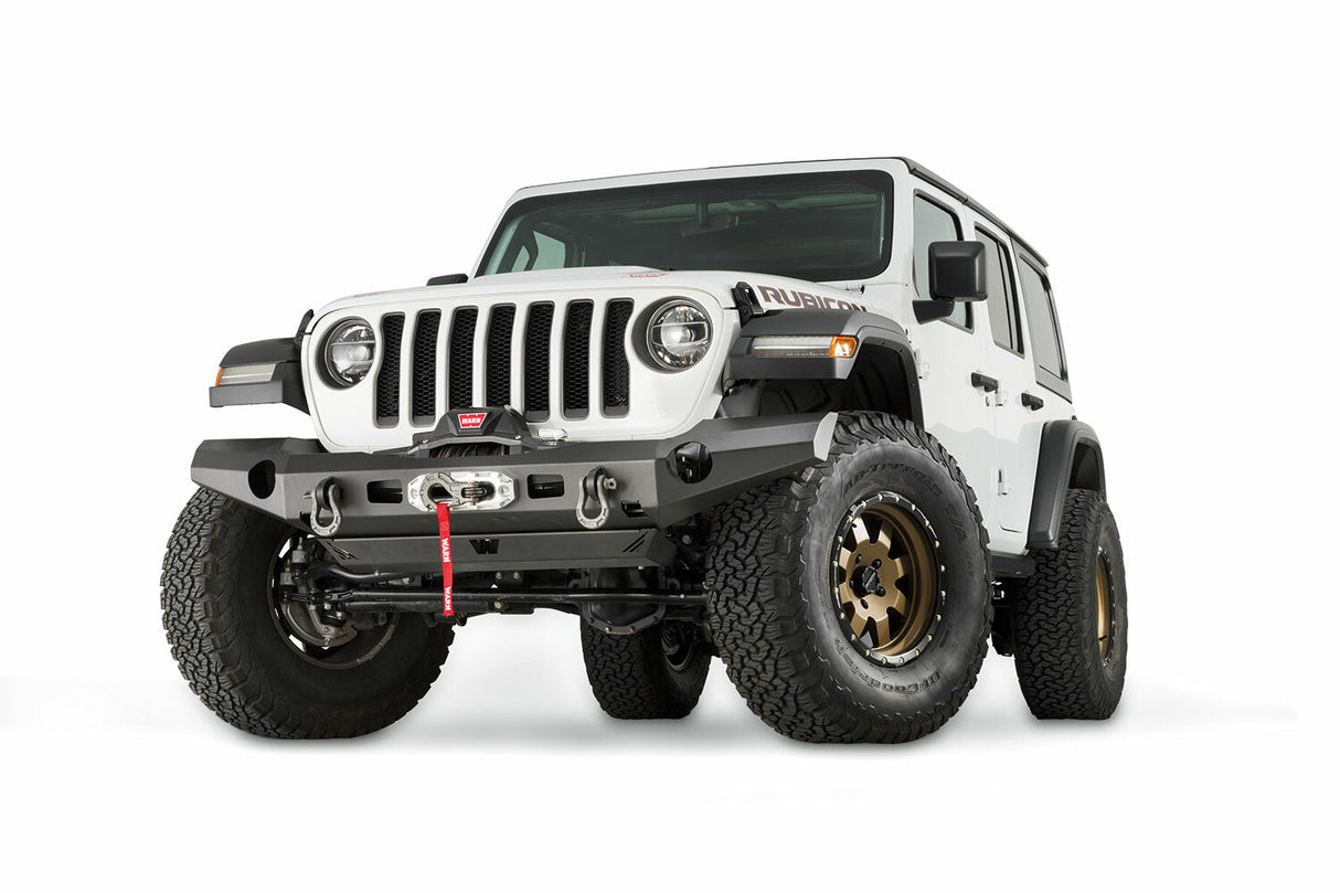 Warn - 101335 Grille Guard Mount Mounts 2 Lights Powder Coated Black; Without Lights