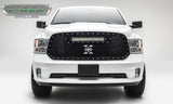 T-Rex Grilles - 1 Pc Small Mesh Mild Steel Torch Grille Replacement - Includes Universal Wiring Harness - 6314541