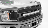 T-Rex Grilles - 1 Pc Small Mesh Mild Steel Torch Grille Replacement - Includes Universal Wiring Harness - 6315711