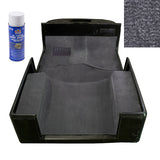 Deluxe Carpet Kit with Adhesive, Gray; 97-06 Jeep Wrangler TJ