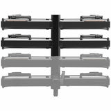 Kuat - Piston X Add On LED Dual Ratchet Platform Rack with Kashima - 2 Bike - Galaxy Gray - PXA2G