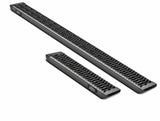 N-FAB - Growler Step System Cab Length; Textured Black; 7 In. Board - GFF99CC-TX