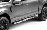 Go Rhino 685415587PS - 5" OE Xtreme Low Profile SideSteps With Mounting Bracket Kit - Polished Stainless Steel