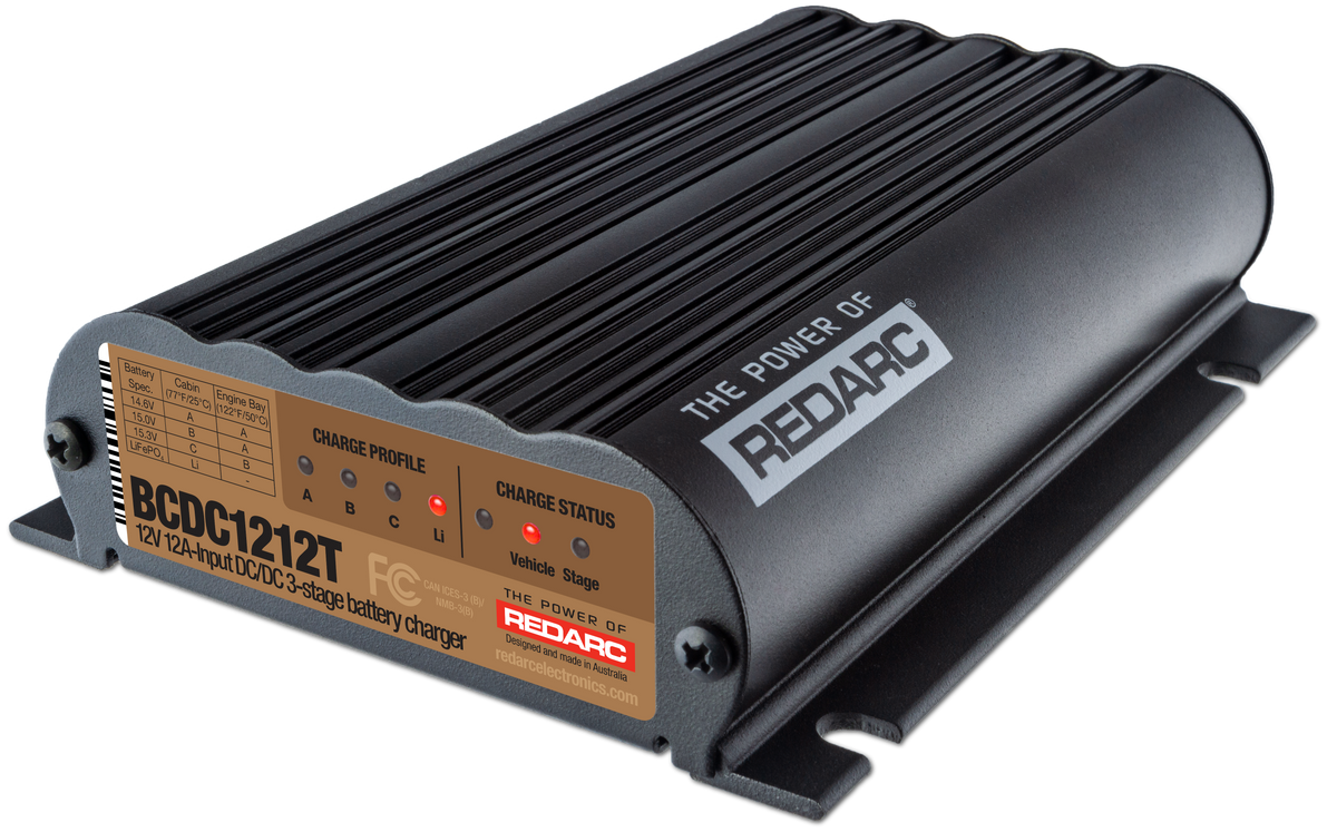 Redarc - 12A Trailer Battery Charger - BCDC1212T