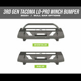 C4 Fabrication - Tacoma Front Lo-Pro Winch Bumper / 3rd Gen / 2016-2023 - 1200-1116-30-NB