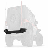 Warn - Elite Rear Bumper for 2007-2017 Jeep Wrangler JK - Tire Carrier Compatible - 89525