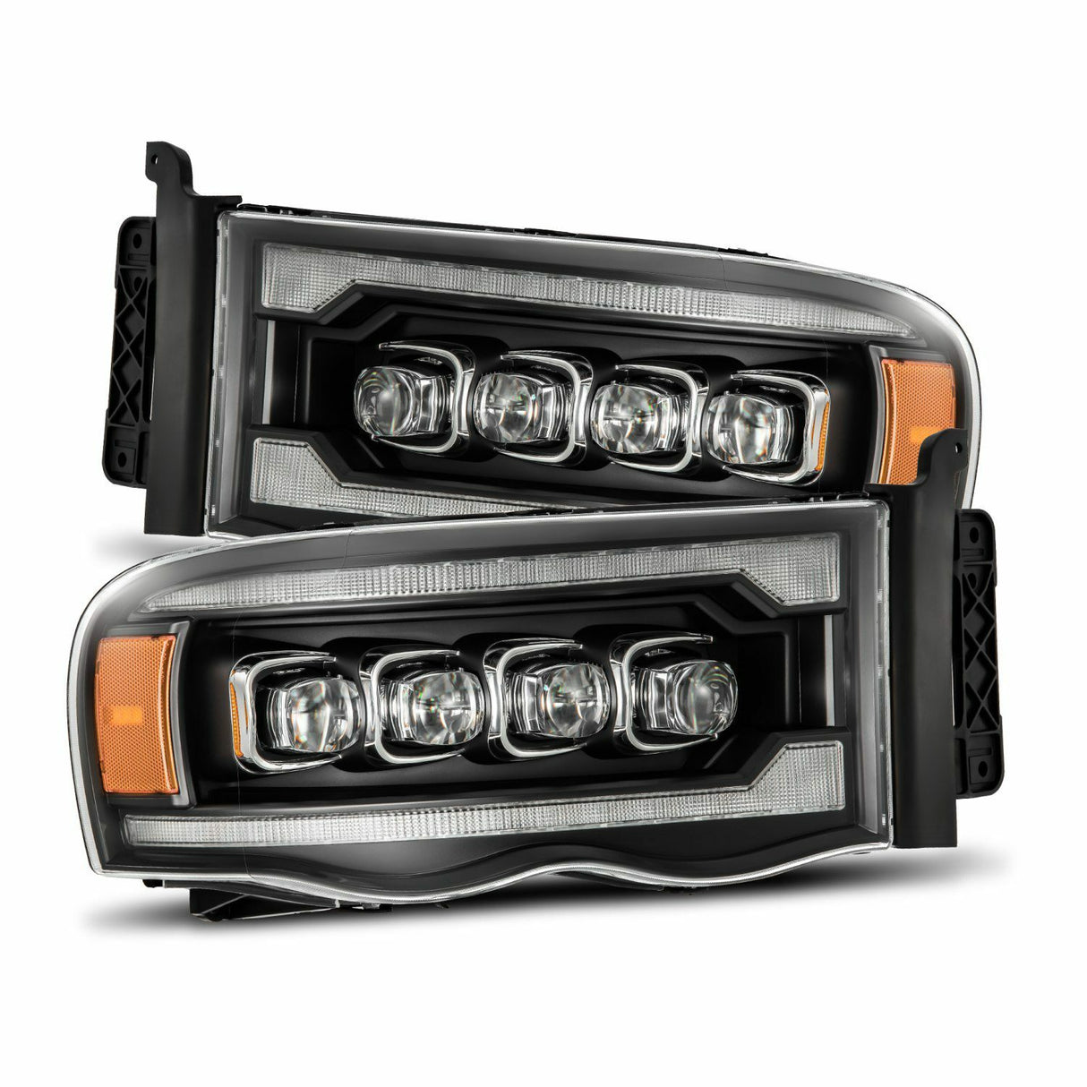 AlphaRex 880564 LED Projector Headlights in Black