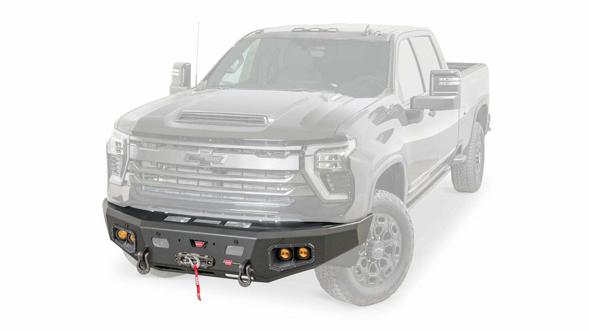 Warn - Ascent HD Front Bumper for 2024-2026 Chevrolet Silverado 2500/3500 HD - 110912
