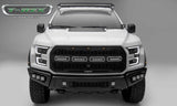 T-Rex Grilles - 1 Pc Laser Cut Pattern Mild Steel Revolver Grille Replacement - Includes Optional Aluminum Accent Trim, Requires (3) OEM Factory Amber running lights (not included), Includes Universal Wiring Harness - 6515671