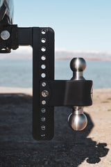 180 Hitch SS 10" Drop Hitch with 2" Shank - LTB10-2-CER-BLA