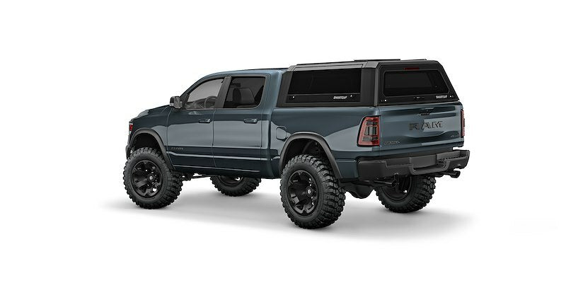 RSI SmartCap - RAM 1500 Truck Bed Cap SmartCapEVO Sport Matte Black For 19-24 RAM 1500 5.7 Foot Short Bed - EV1005-MB