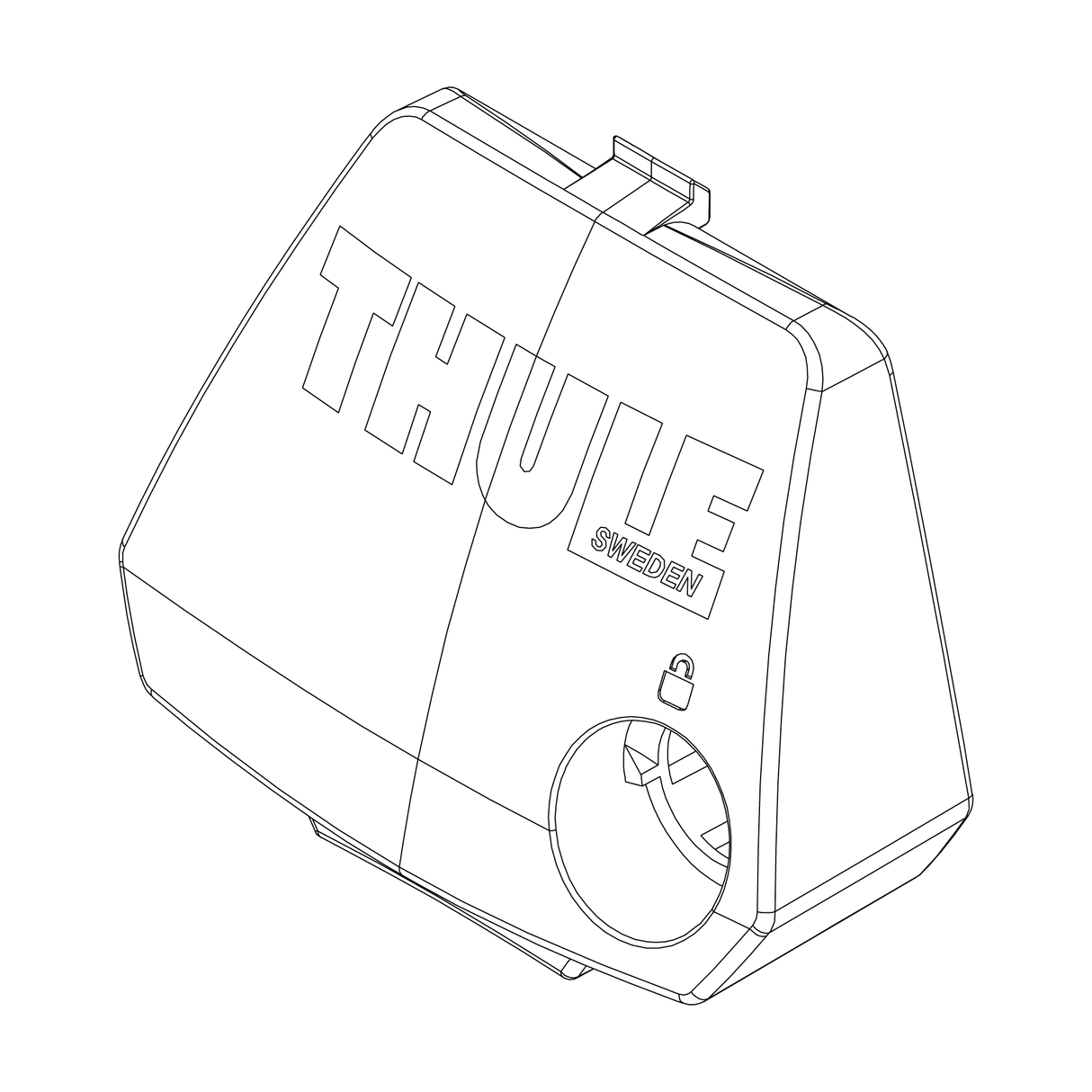 Thule - Evo Raised Rail- Front cover - 1500052985