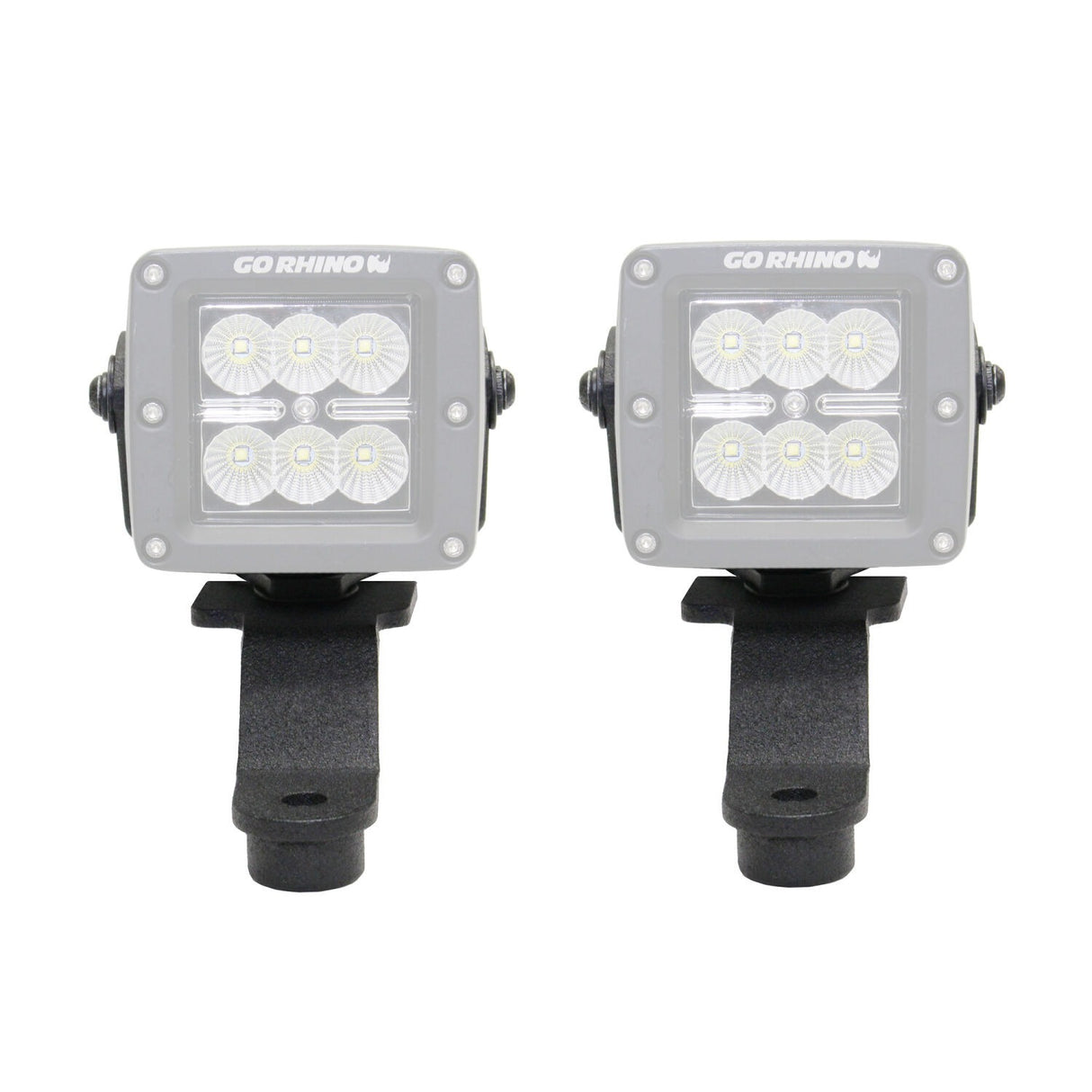 Go Rhino 730030T - XE Windshield Cowl Light Mount - Textured Black