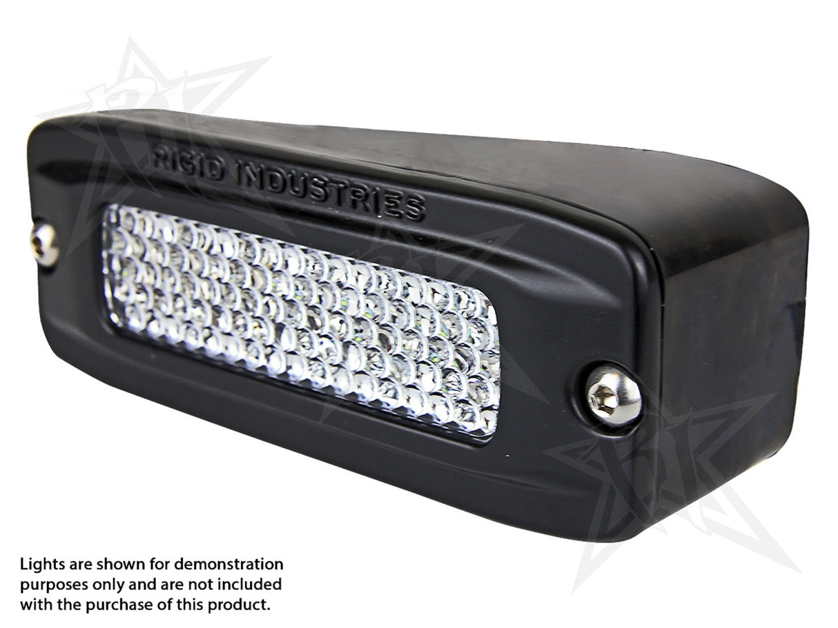 RIGID Industries - 49013 SR-Q Series 15 Degree Left Or Right Angled Flush Mount Gasket, Black