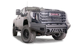 Fab Fours - 2024-2026 GMC HD Black Steel Elite Sensor Front Bumper w/ No Guard - GM24-Q6261-1