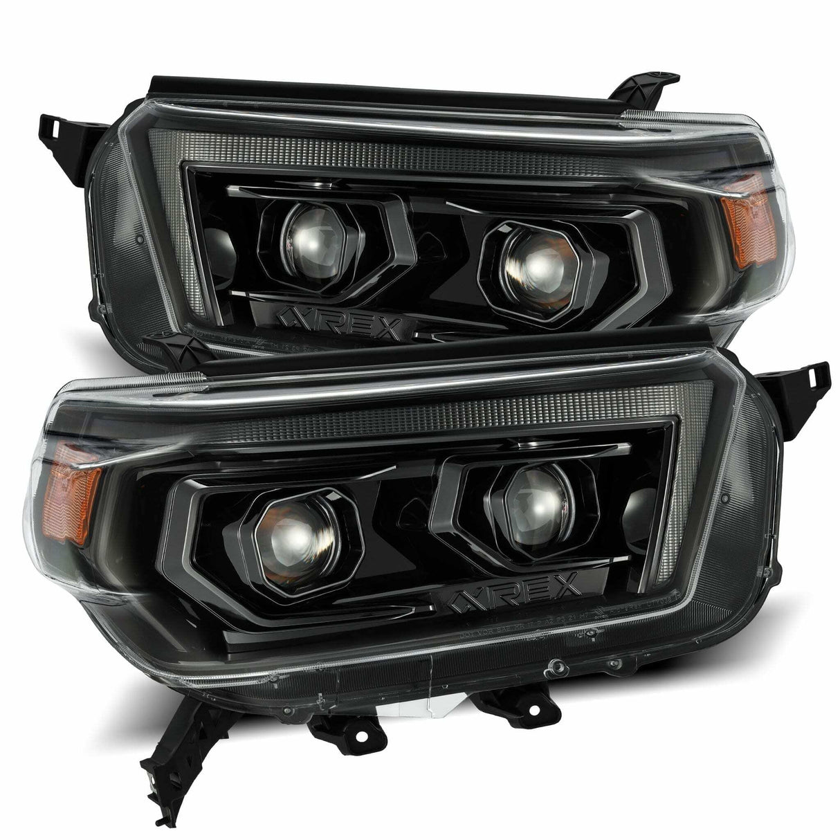 AlphaRex 880756 Projector Headlights Alpha-Black
