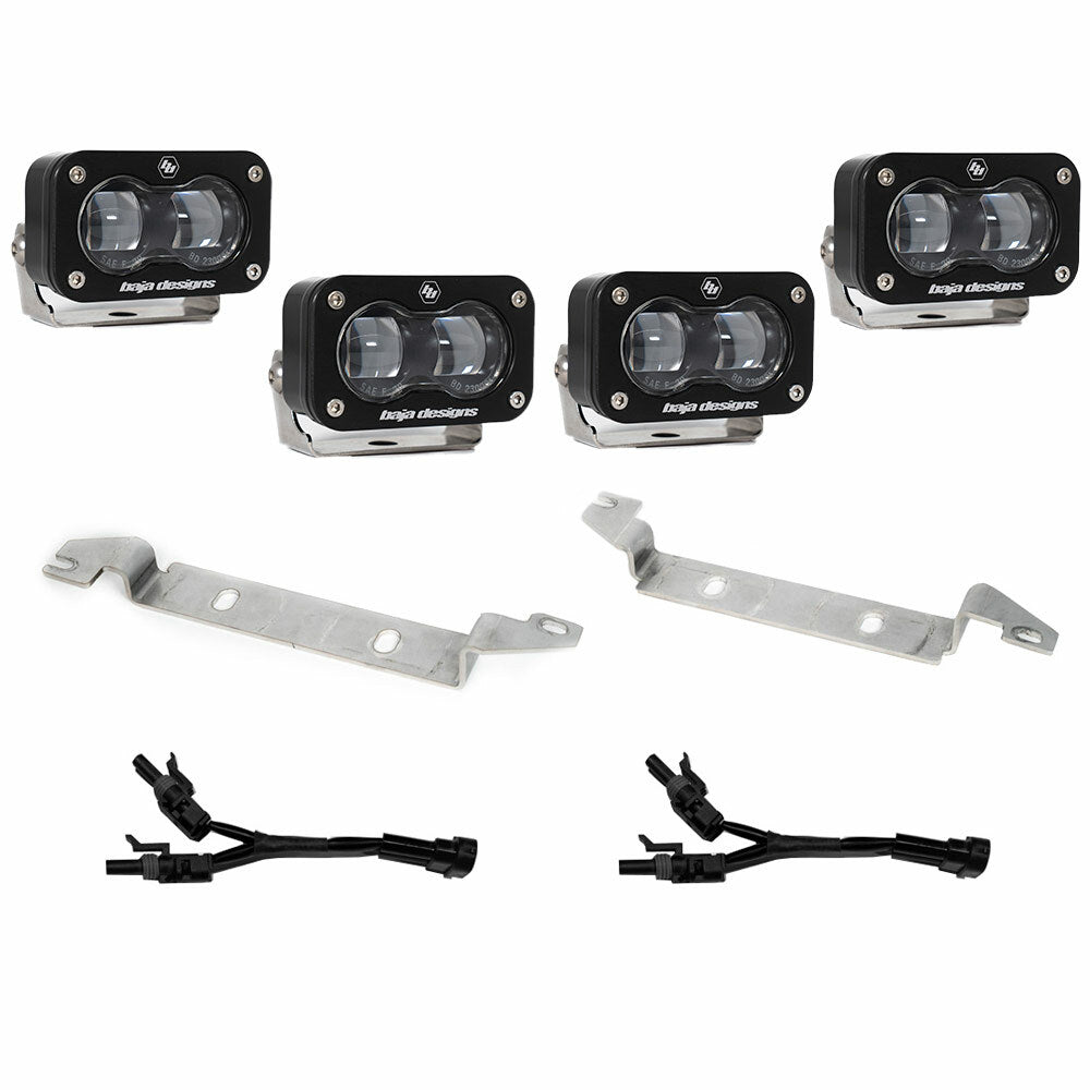 Baja Designs - Baja Designs - 448162 - Toyota S2 SAE OEM Fog Light Replacement Kit