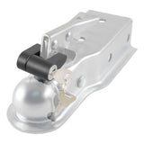 Curt - Coupler Lock (1/4" Pin, 3/4" Latch Span, Padlock, Black) - 23521