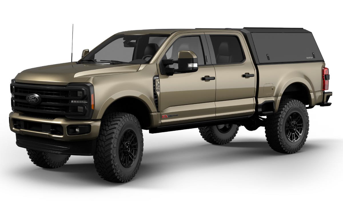 RSI SmartCap - Silverado/Sierra Truck Bed Cap Edge Adventure Matte Black 20-26 Chevrolet Silverado/Sierra 2500/3500 HD 8 Foot Long Bed - EA0134-BN