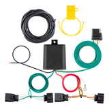 CURT 56555 Vehicle-Side Custom 4-Pin Trailer Wiring Harness, Fits Select Volkswagen Jetta, Jetta GLI