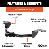 Curt - Class 1 Trailer Hitch, 1-1/4" Receiver, Select Tesla Model 3 - 11581