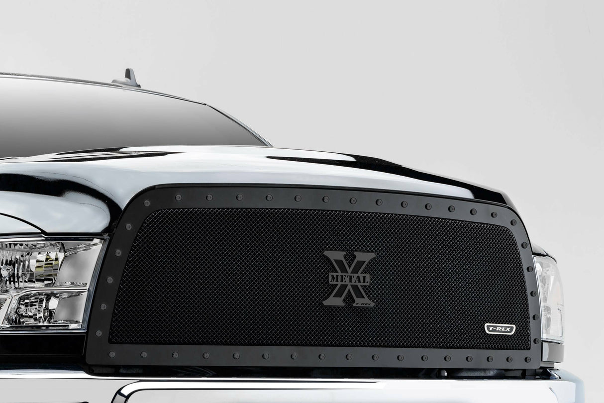 T-Rex Grilles - 1 Pc Small Mesh Mild Steel Stealth X-Metal Grille Replacement - 6714521-BR