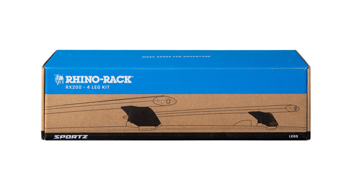 Rhino-Rack - Rx200 Rail Mount Leg Kit - Overhang (4Pcs) - RX200-4