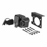 Curt - Dual-Output 7 & 4-Way Connector with Backup Alarm (Plugs into USCAR) - 57101