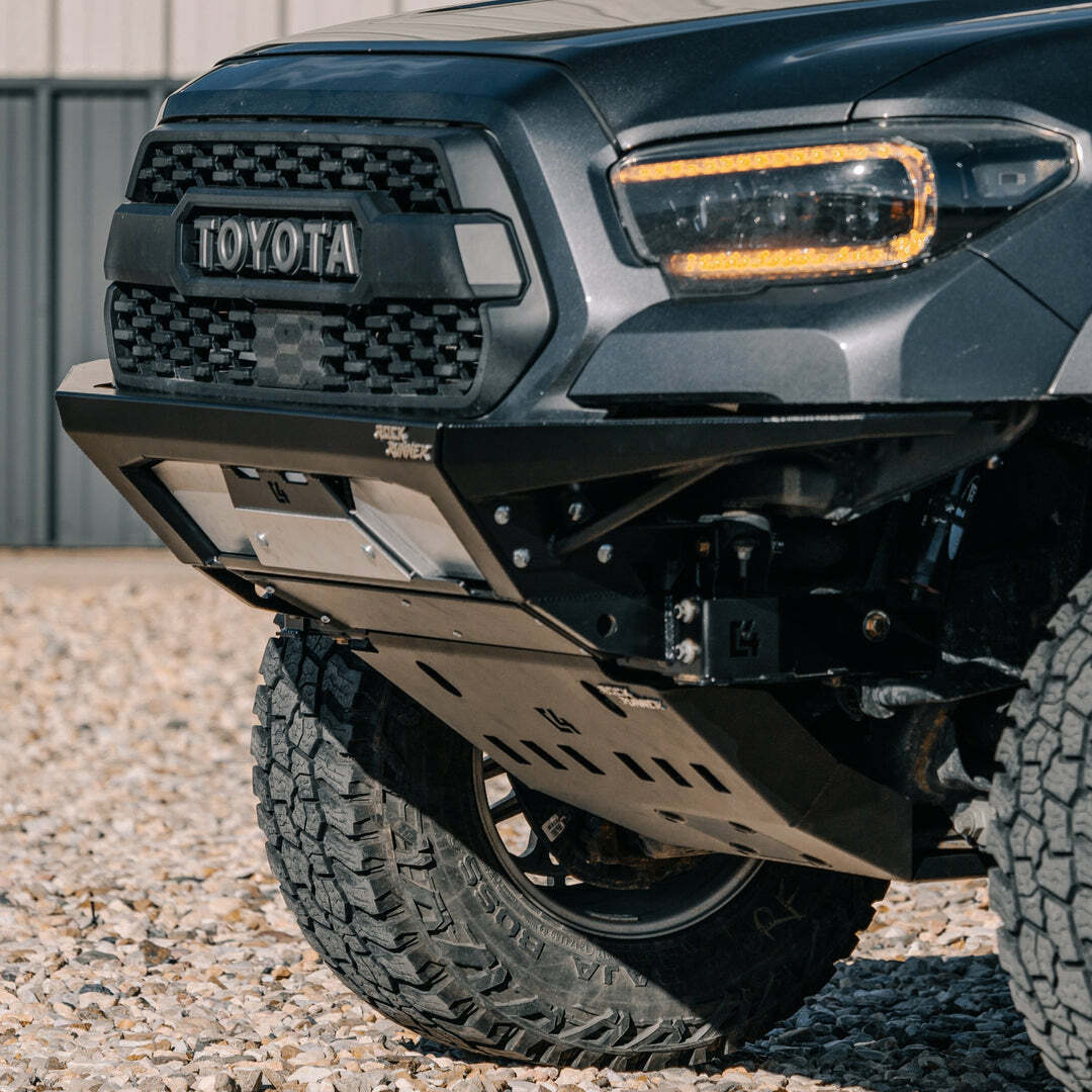 C4 Fabrication - Tacoma Rock Runner Front Skid Plate w/Cross Member Delete/ 3rd Gen / 2016-2023 - 1200-5516-01NA