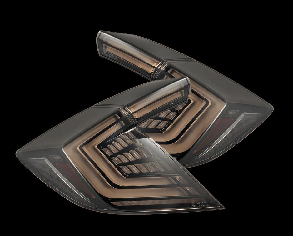 AlphaRex 676010 Prismatic LED Taillights Smoke