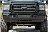 Rough Country - LED Light Kit - Bumper Mount - 20" Chrome Dual Row - White DRL - Ford Super Duty (05-07) - 70664DRL