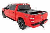 Rough Country - Hard Tri-Fold Flip Up Bed Cover - 5'7" Bed - Ford F-150 (15-20) - 49220550