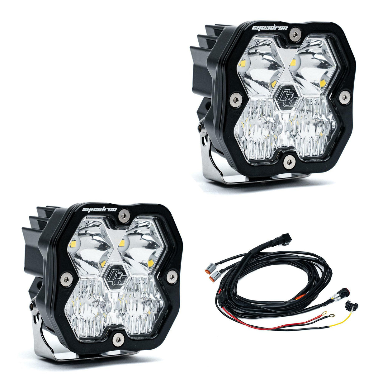 Baja Designs - 55-7803-2 Squadron 2.0 Sport Black LED Auxiliary Light Pod Pair