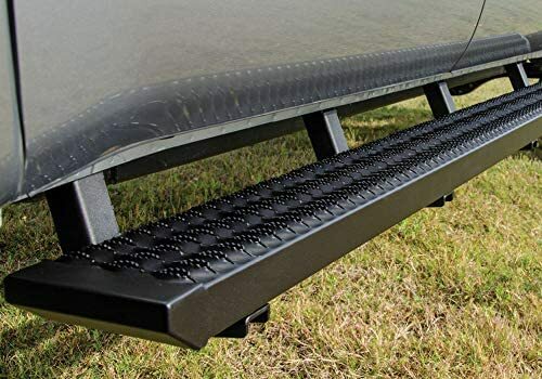 N-FAB - Growler Step System Cab Length; Textured Black; 7 In. Board - GFF09CC-TX