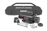 Rough Country - Front Bumper - Hybrid - 12000-Lb Pro Series Winch - Synthetic Rope - Toyota Tacoma (16-23) - 10715