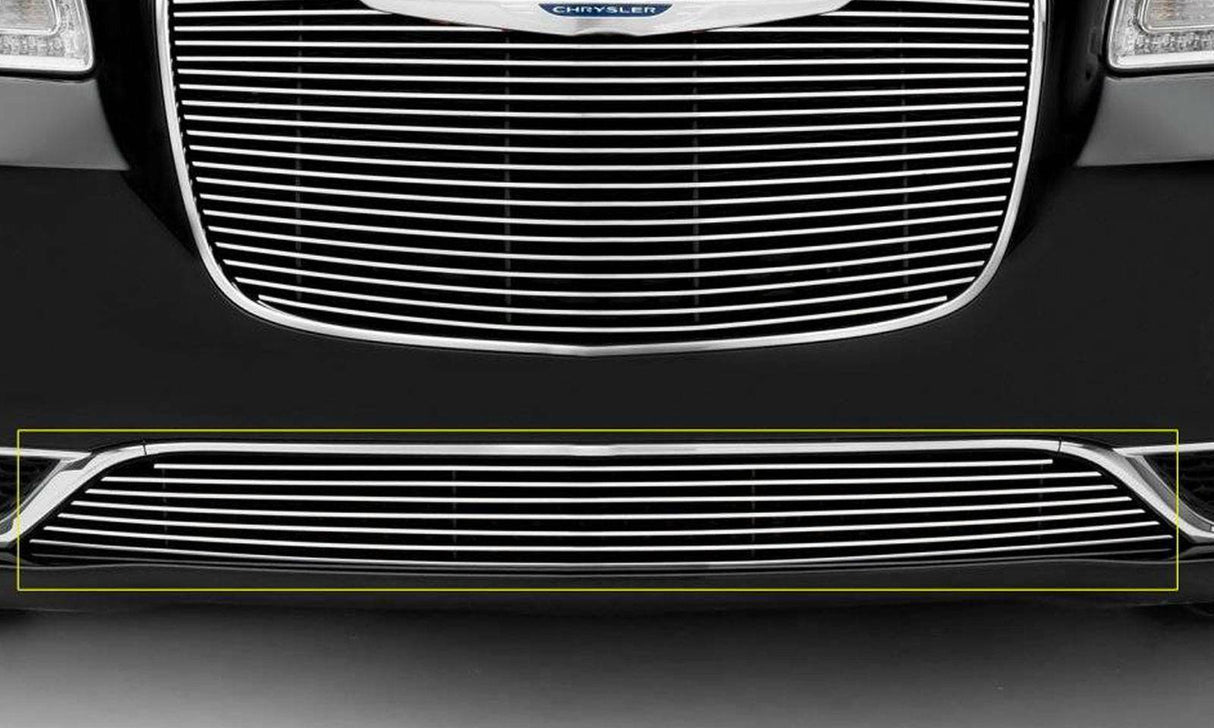T-Rex Grilles - 1 Pc Horizontal Aluminum Billet Bumper Grille Overlay - 25436