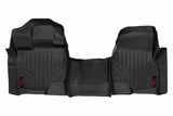 Rough Country Floor Mats - Front - Over Hump - Ford F-150 (15-23) F-150 Lightning (2022) - M-5115