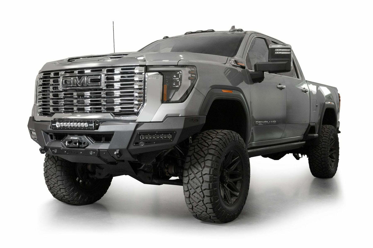 Addictive Desert Designs - 2024-2025 GMC Sierra 2500/3500 HD Phantom Winch Front Bumper - F730335070103