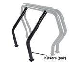 Go Rhino 9516B - Bed Bar Component - Pair of Kickers (On Wheel Wells) - Black Powdercoat