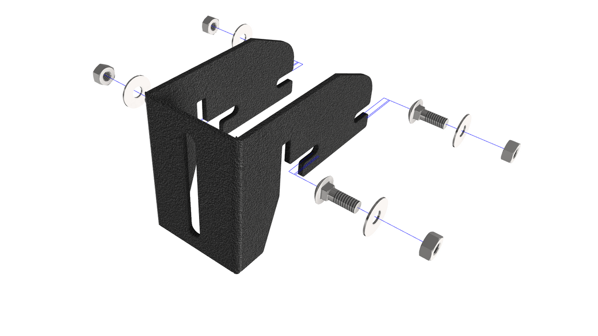 Prinsu - Prinsu Low Profile Awning Mount Brackets - 600-000-000-118