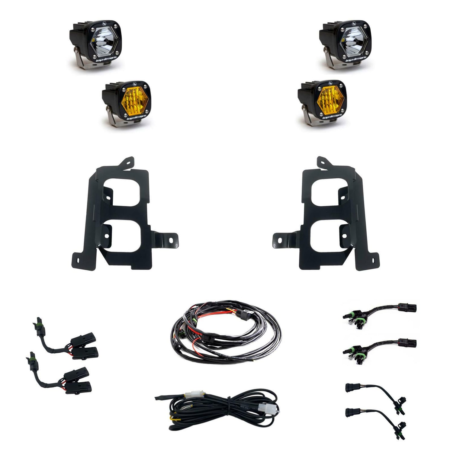 Baja Designs - 448084 - S1 Dual Fog Pocket Light Kit