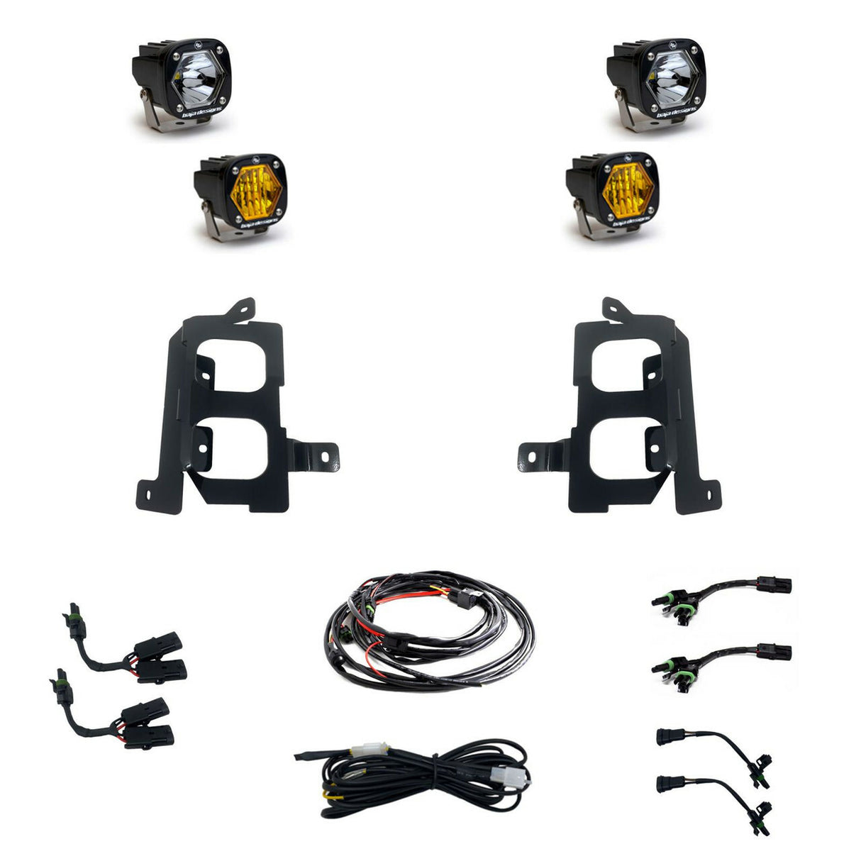 Baja Designs - 448085 - S1 Dual Fog Pocket Light Kit