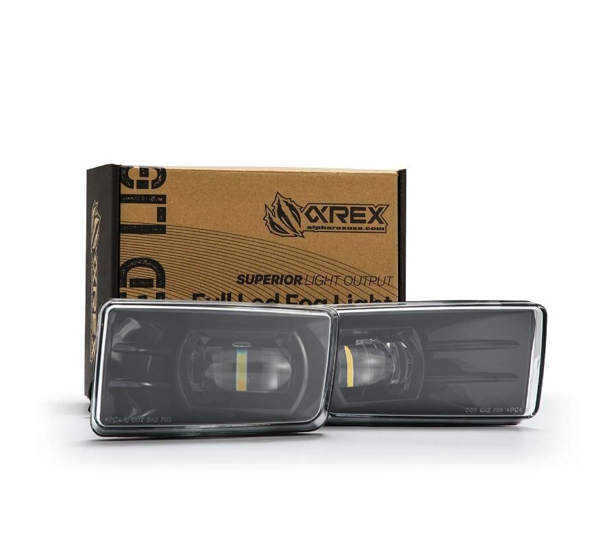 AlphaRex 210008 DoubleTap Dual Color LED Projector Fog Lights