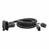 Curt - 7' Custom Wiring Extension Harness (Adds 7-Way RV Blade to Truck Bed) - 56071