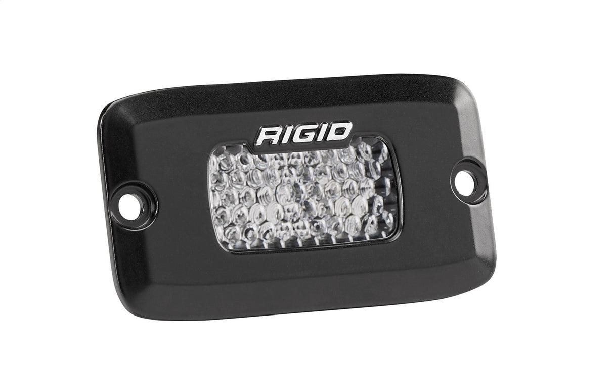 RIGID Industries - 922513 SR-M Series PRO, Flood Diffused, Flush Mount, Black Housing, Single