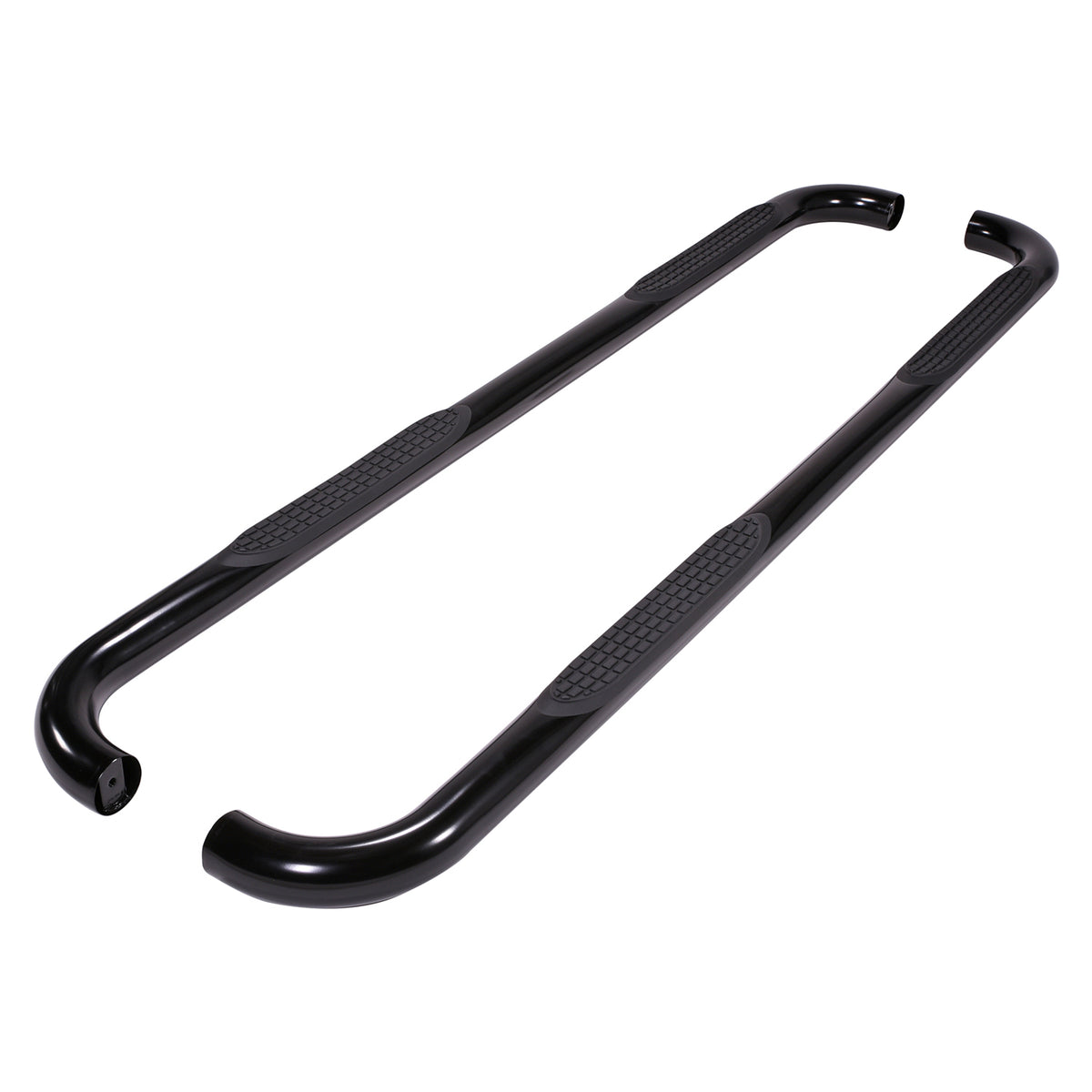 TrailFx - 3" Round Step Bar For Toyota Tacoma Crew- Black (1150522053)