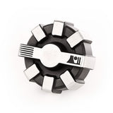 Elite Fuel Cap, Brushed, Aluminum; 01-21 Jeep Wrangler & Gladiator JK/JL/JT